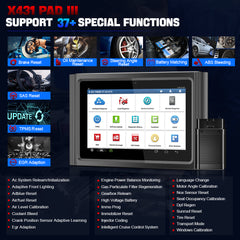 LAUNCH X431 PADIII V2.0 Automotive Diagnostic Scanner – ECU Programming, 37+ Services, Bi-Directional Control, 3-Year Free Updates.