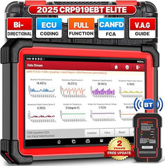 LAUNCH CRP919EBT Elite – Bidirectional Full System OBD2 Scanner with ECU Coding & 35+ Resets.