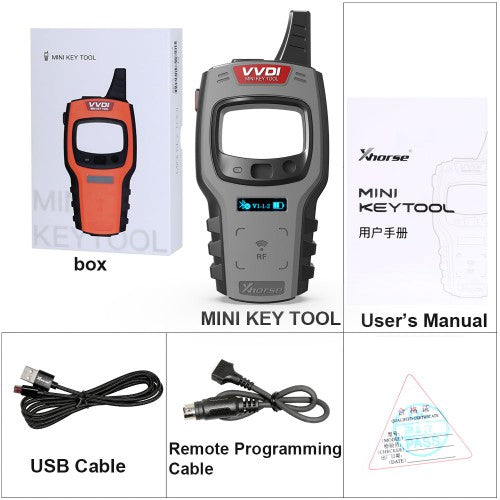 Xhorse VVDI Mini Key Tool – Global Version Remote Cloner & Transponder Programmer for Android/iOS (No ID48 Token).