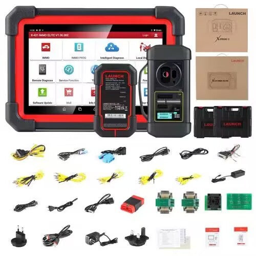 LAUNCH X431 IMMO PLUS + X-PROG3 Car Key Programmer | Full-System Scanner | ECU Coding | Bi-Directional | CAN FD & DoIP.