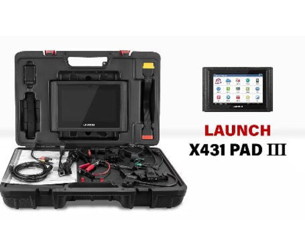 LAUNCH X431 PADIII V2.0 Automotive Diagnostic Scanner – ECU Programming, 37+ Services, Bi-Directional Control, 3-Year Free Updates.