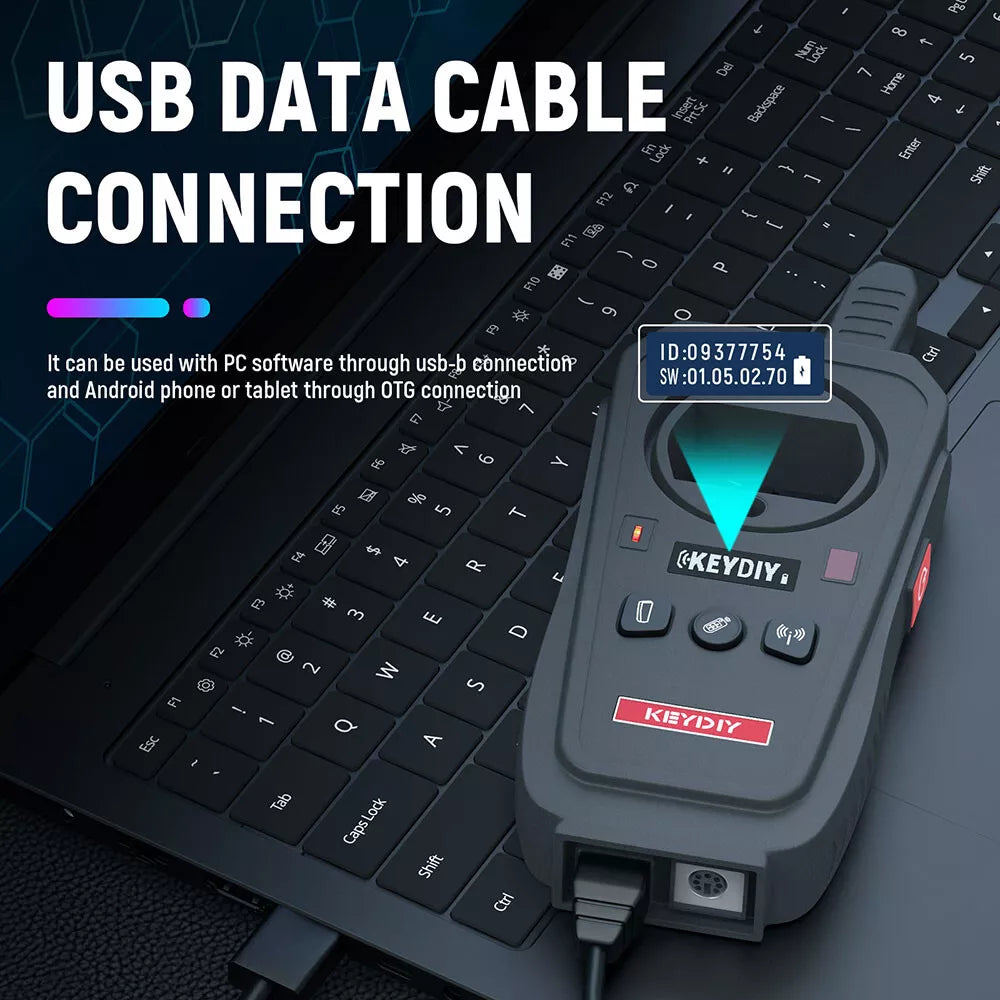 KEYDIY KD-X2 Bluetooth Key Programmer | Transponder Cloner & Remote Maker with Free ID48 Copy.