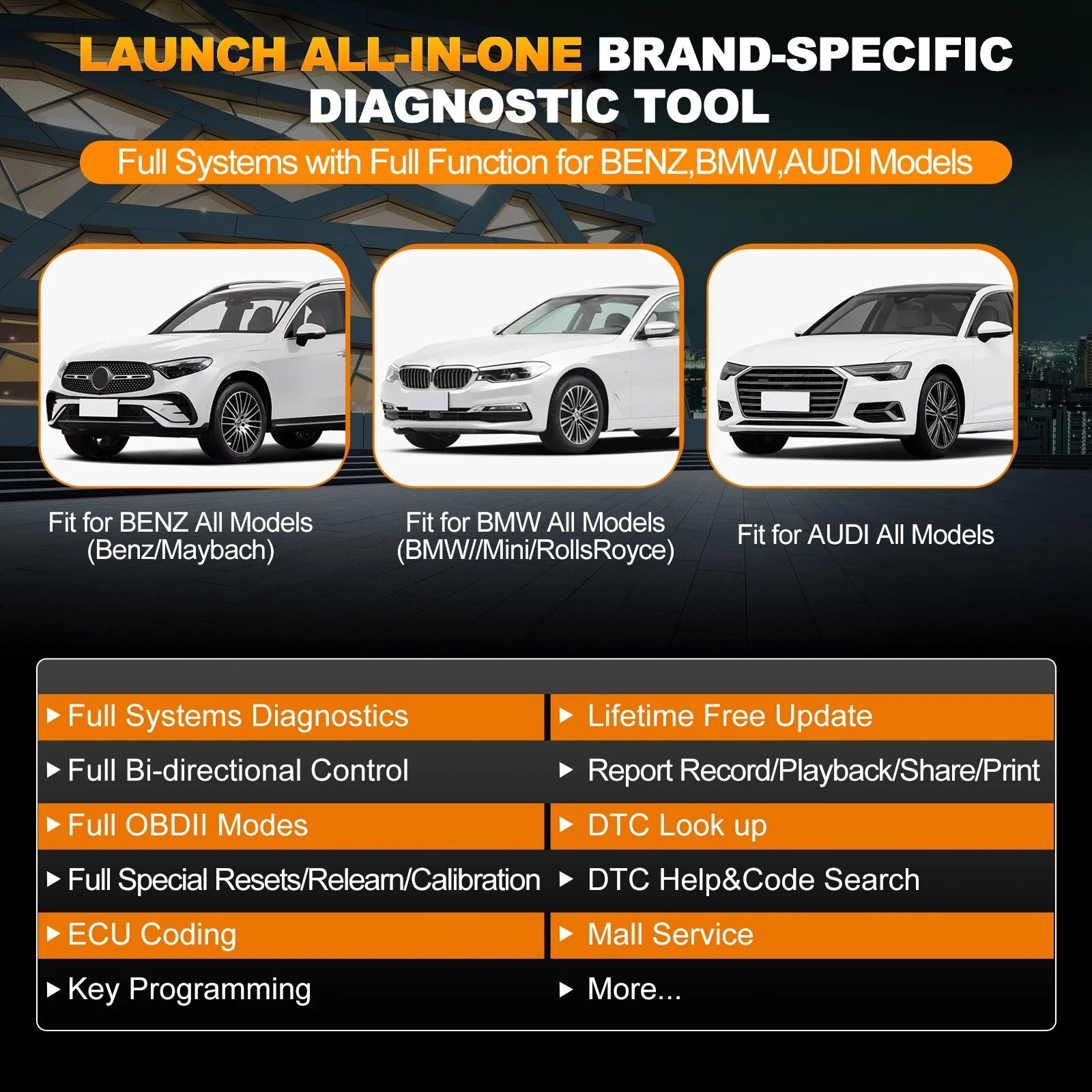 2025 LAUNCH X431 Creader Elite 2.0 BBA All In One OBD2 Scanner 