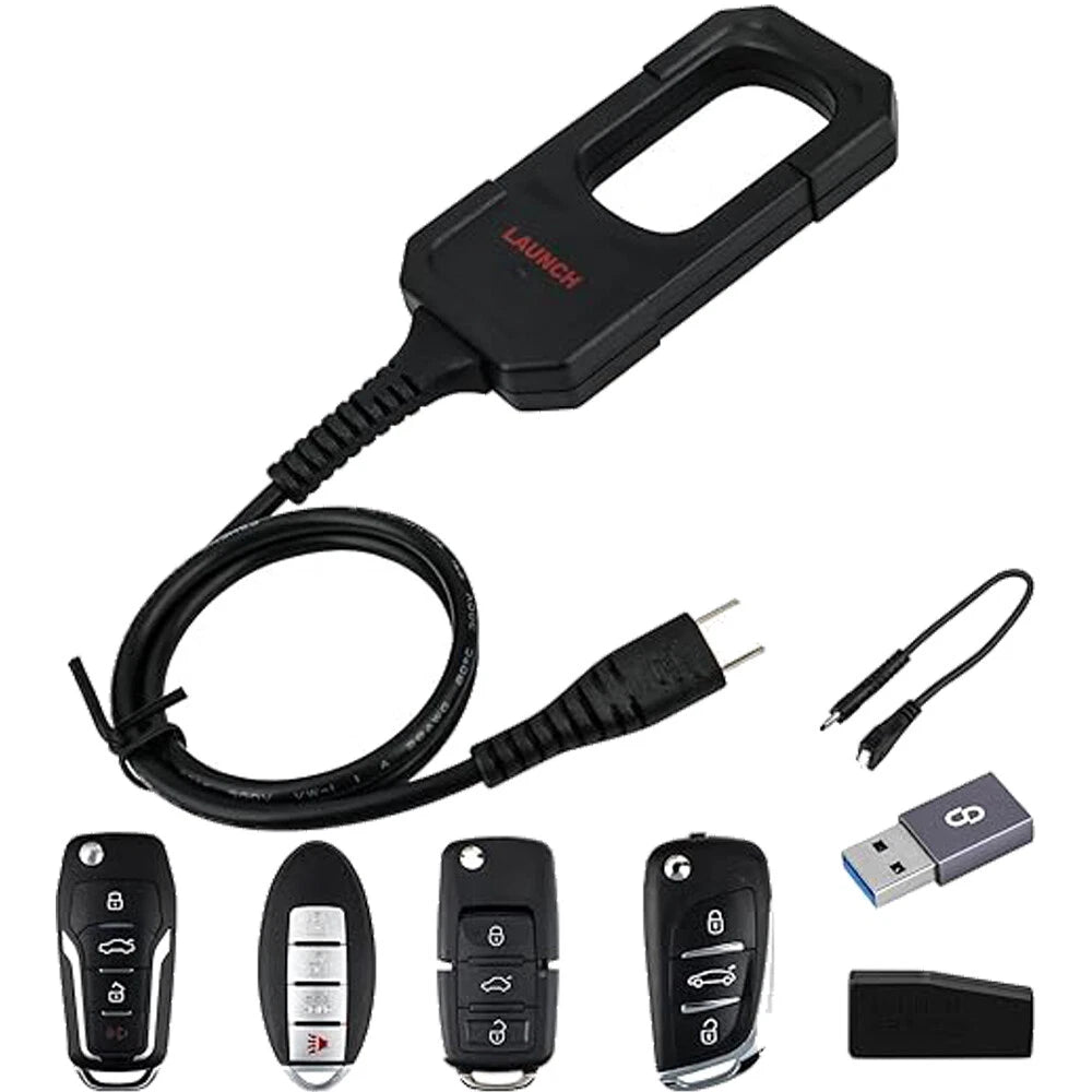 LAUNCH X431 Key Programmer with 4 Universal Remotes & 1 Super Chip – Remote Maker & Immobilizer Tool for X431 IMMO Elite/Pro/Pad.